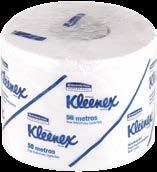 Papel higiénico rollo convencional Kleenex Doble Hoja x 1 Kleenex Doble Hoja x 1 Código: 30202399 48 Rollos x 30 m Código: