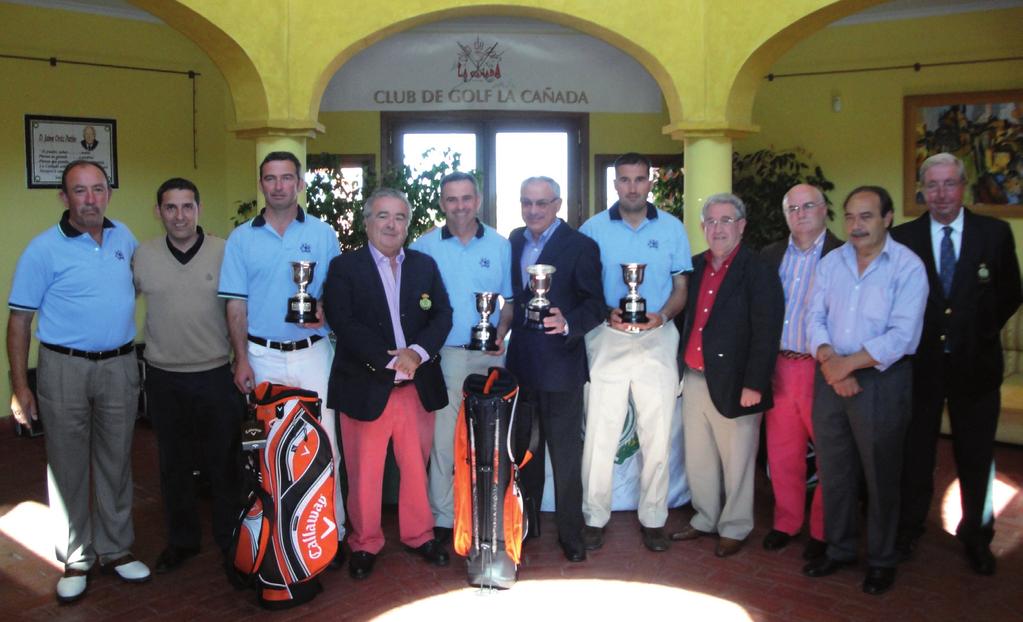 Campeones- 1ª Categoría CAMPEONATO DE ESPAÑA POR EQUIPOS DE CLUBES Y ENTIDADES SIN CAMPO: Celebrado el 20 y 21 de Mayo en Club de Golf Soria, entre los siete equipos participantes, se clasificó en
