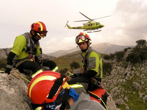 Casos de Éxito Equipo de Rescate Helitrasportado de Andalucía GREA Servicios - Selección personal - Formación