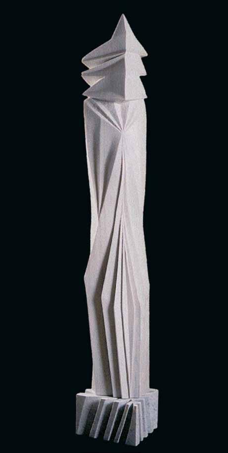 Pala Atenea Talla Directa, Marmol Blanco Macael 1999, 205 x 40 cm