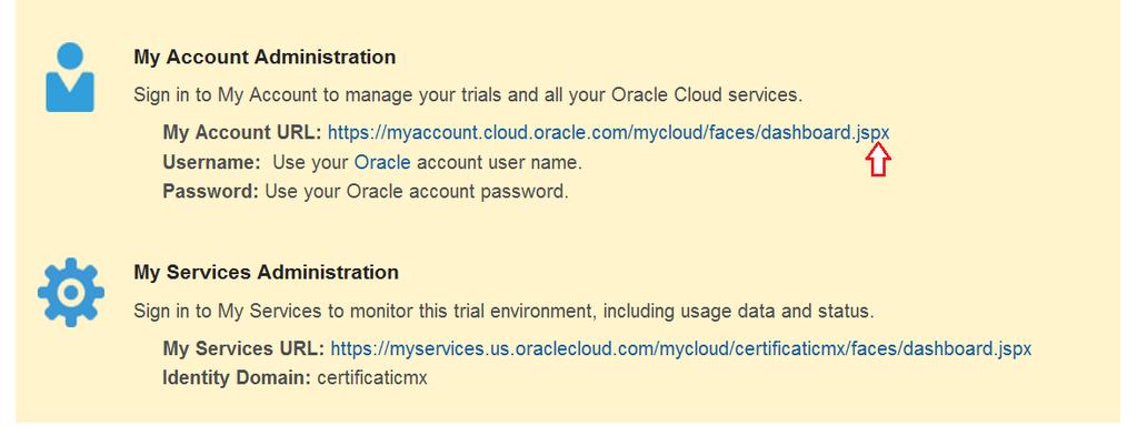 Oracle Cloud My Account 1.