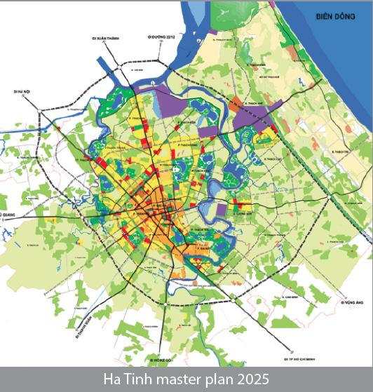 EJEMPLO CIUDAD DE HA TINH, VIETNAM 8 Visión y estrategia de la ciudad La Ciudad de Ha Tinh constituye un ejemplo de la relevancia de la voluntad política sobre la planificación urbana, debido a la