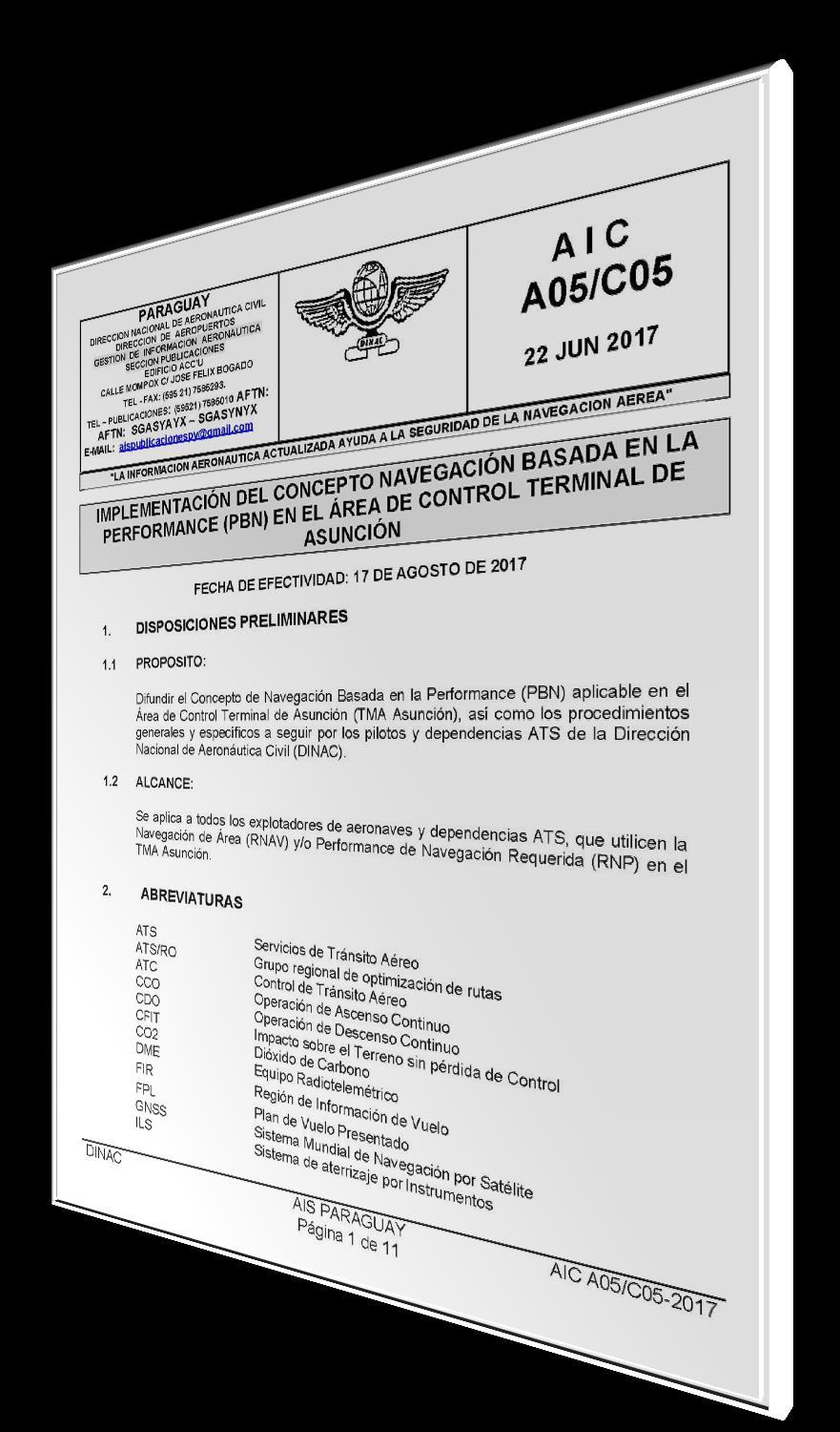 CIRCULAR DE INFORMACIÓN AERONÁUTICA (AIC) Por la que se pone a conocimiento de los usuarios de los Servicios de Navegación Aérea: Propósito Alcance Abreviaturas Definiciones Implementación