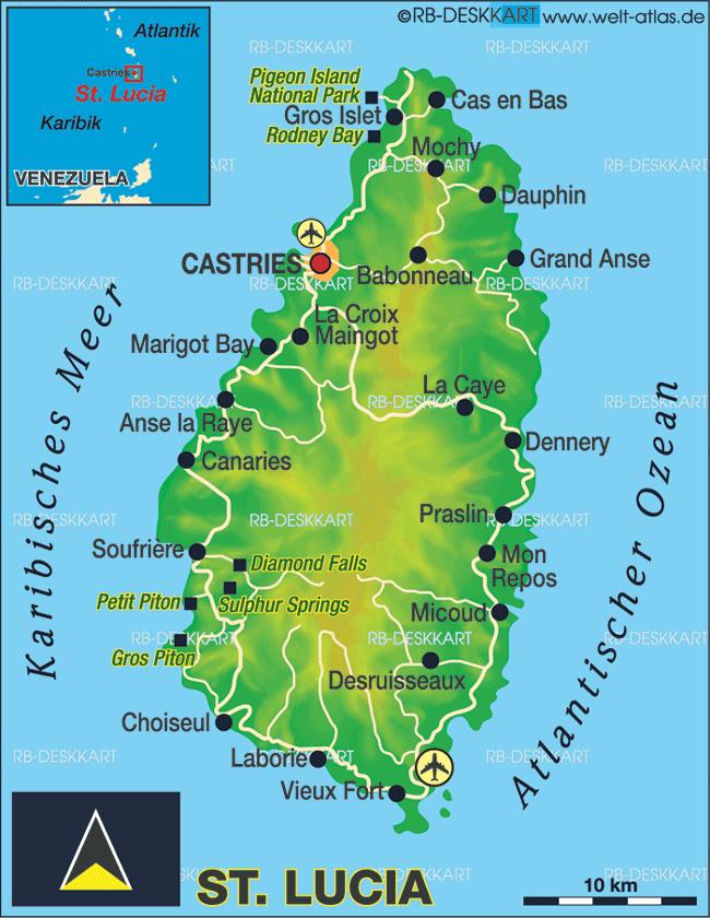 Ilustración 4: Mapa principales carreteras de Santa Lucia