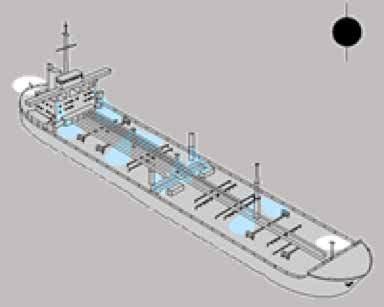 c) Los buques fondeados podrán utilizar sus luces de trabajo o