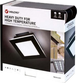 Negro 50 25 78371060 Velcro ULTRA FUERTE rectangular formato consumo Adhesivo adecuado para aplicar en