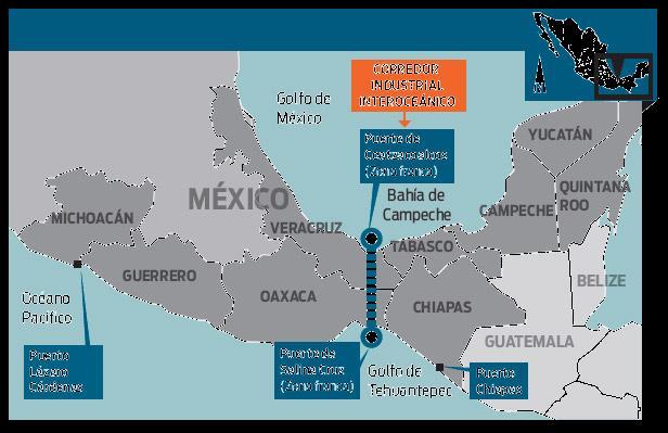 Puerto Chiapas, Salina Cruz, Lázaro Cárdenas y Coatzacoalcos serán las ZEE que queden instaladas en el primer semestre del