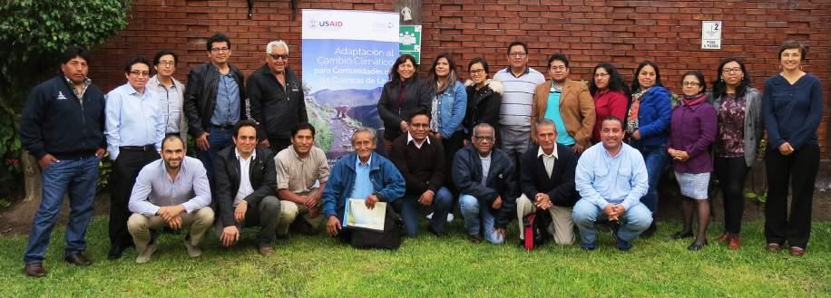 Línea 1 Manejo y Conservación de los recursos hídricos de las cuencas de Lima Representantes de Comunidades reciben capacitación en formulación de PIPs ecosistémicos En el marco del proyecto