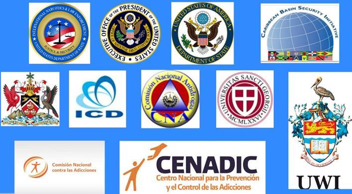 COOPERACIÓN HORIZONTAL Coordinación con las Comisiones Nacionales de Drogas de los 34 Estados Miembros Participación de los Ministerios de Salud, Educación, y