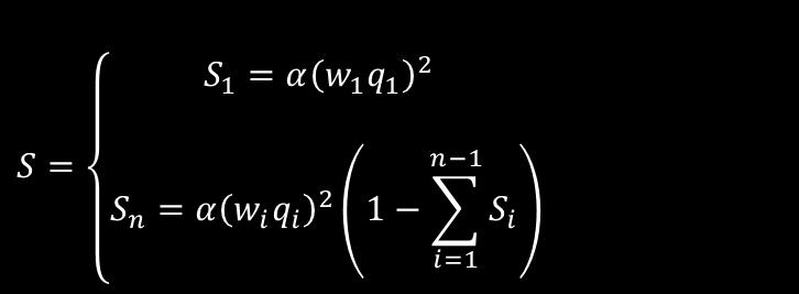 Metodología de agregación Función de Agregación Factorial Compuesta Donde: s 1 : Agregación inicial s n : Agregación final α: Valor de aceleración del riesgo w i : ponderador de cada categoría de