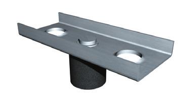 pared escuadra Long top track side fixing bracket Support