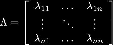 Definición: Matriz de ganancias estáticas relativas en la que: λ ij = lim s 0 lim s 0 Yi s) U s) j Yi s) U s) j todos los lazos abiertos resto de los lazos cerrados = yi ) u ) j yi ) u ) j u k =0, k