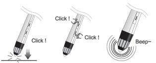 10 sec. 3.2.3 Cambio de punta del lápiz Cuando la punta del lápiz se gasta por el uso, usted puede reemplazarla por una nueva.