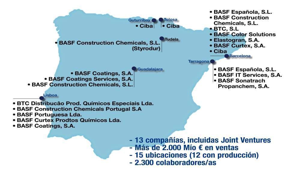 Empresas BASF en Iberia 14 Companies (incl.