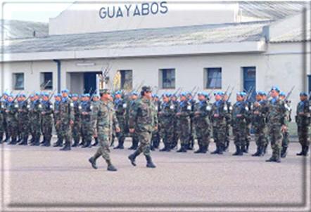 Compañía de Apoyo Logístico del Batallón Uruguay VI, que se desplegará próximamente en la República de Haití.
