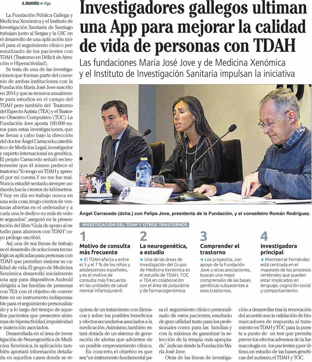 Faro de Vigo Galicia Prensa: Tirada: Difusión: 30/08/18 Diaria 29.