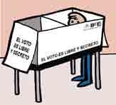 IMPORTANTE: El operador del equipo de cómputo debe ser muy claro e indicar en cada caso los principios por los que puede votar el elector, para no confundir Mayoría