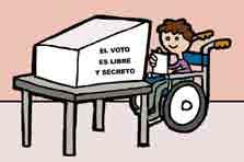 56 Proceso Electoral Federal 2008-2009 Si es así, le dice que está a su disposición una plantilla Braille. Si el elector desea hacer uso de ella: 1.
