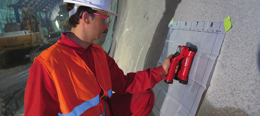 Sistema Ferroscan PS 250 Verificación y análisis de barras de refuerzo Inspecciones de aceptación de obra y control de calidad Comprobación del recubrimiento de concreto sobre amplias áreas, para la