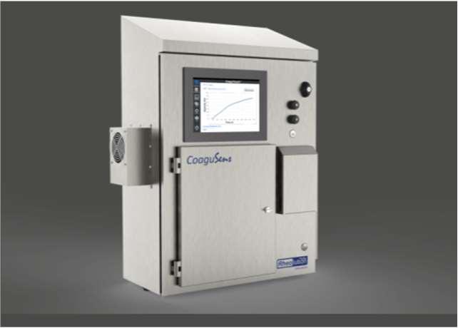 El CoaguSens permite reducir la variabilidad y optimizar el rendimiento 3 600 Firmeza de corte en serie de