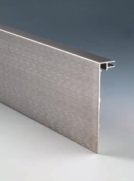 DEFENDER PERFIL DE CBDO DEFENDER 450/DFS01 Material: aluminio extrusionado (6063 T6) Características: perfil de acabado con retención con disposición para protección a globo.