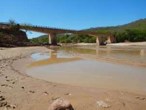 Foto 33. Río Pilcomayo (Villamontes) Aguas abajo Se observa una fuerte deposición de sedimentos. AML. Río Pilcomayo Misión La Paz/Pozo Hondo (Límite Argentina Paraguay) a.