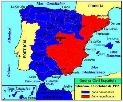 Tras el fracaso del pronunciamiento se generaliza la guerra con el objetivo de " tomar Madrid ", no conseguido por la defensa realizada en la capital. El gobierno republicano se traslada a Valencia.
