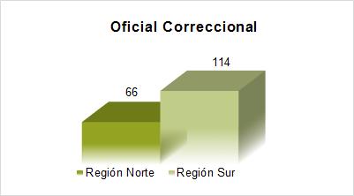 60%. Los remedios radicados a Oficial Correccional suman un total de 180 que se dividen en la Región