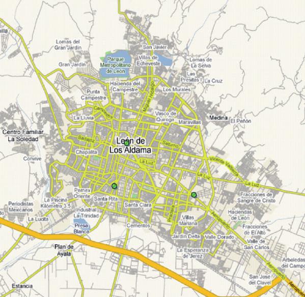 ANÁLISIS DE LA CIUDAD DE LEÓN Extensión territorial de León Municipios colindantes Actividad industrial CICEG T 21 Medicina 21 6 12.25" N 11 38 1.