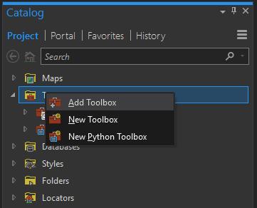 Usted puede crear una caja de herramientas de ArcGIS Python de las siguientes maneras: Una caja de herramientas de herramientas de administración de ENVI proporcionada como una caja de herramientas