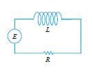Circuito LR Para un circuito en serie que sólo contiene un resistor y un inductor la segunda ley de Kirchhoff establece que la suma de la caída de voltaje a través del inductor L di más la caída dt