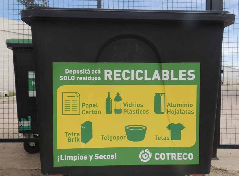 ECOLÓGICAS - Se incorporarán 90 contenedores de plástico (a acordar con la Municipalidad) -