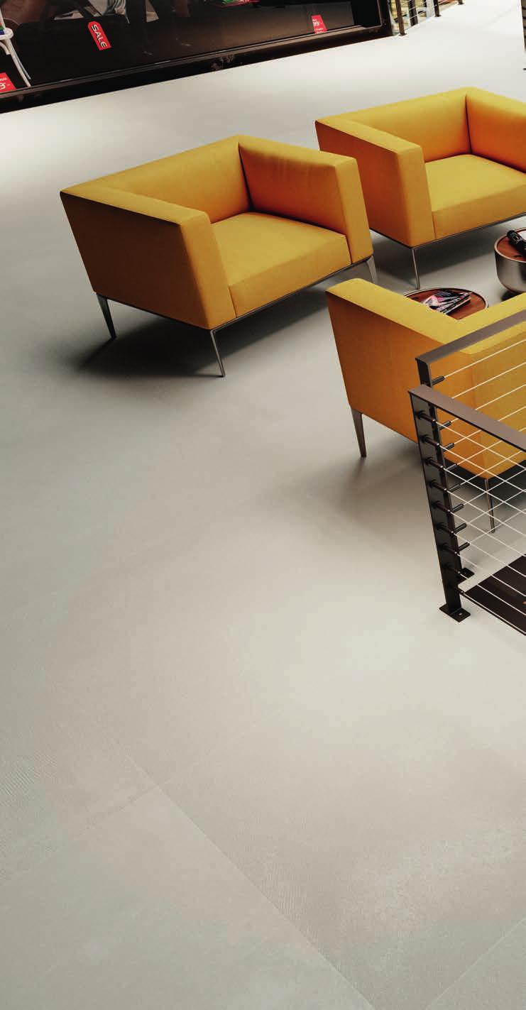 The new technical pavement of Porcelanite allows its application in spaces of great affluence.