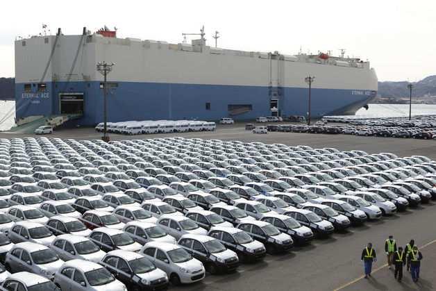 14.310 por tonelada Exportaciones de Vehículos Automotores - Valor