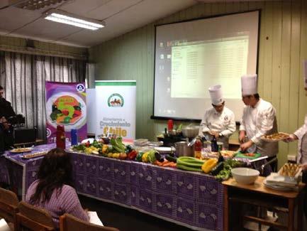 2 Promoción de Alimentación Saludable en Escuela Lo Valledor En un convenio de colaboración con la Central de