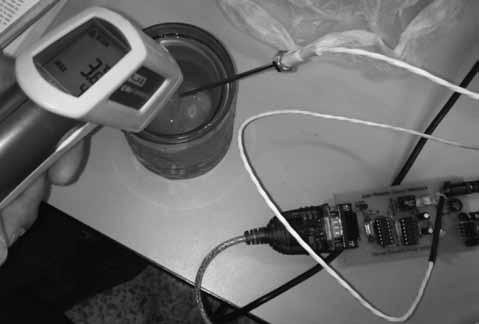 Sistema de calibración para un instrumento de medición de temperatura PT100 Las mediciones tomadas de diferentes temperaturas se observan en la figura 8.