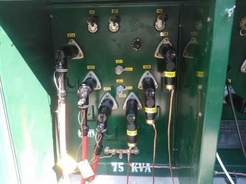 Boquillas (Descanso) Estacionarias La boquilla estacionaria, está equipada para trabajar en tensiones de 15/25 kv 600 Amp operación sin carga, contiene un soporte estándar con un tornillo de acero