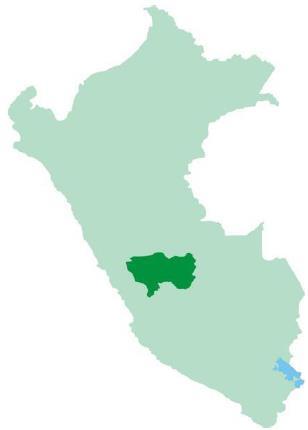 Sierra 46% y Selva 54% E. División Política: Provincias: 9 Distritos: 124 F. Población Estimada 2015: 1 350,783 hab. G.