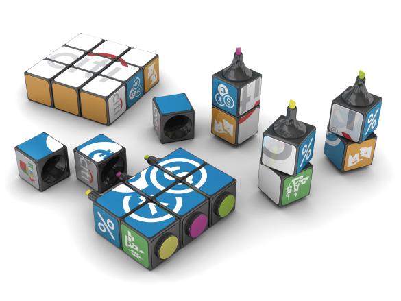 589 Llave cubo de Rubik s 3x3 592