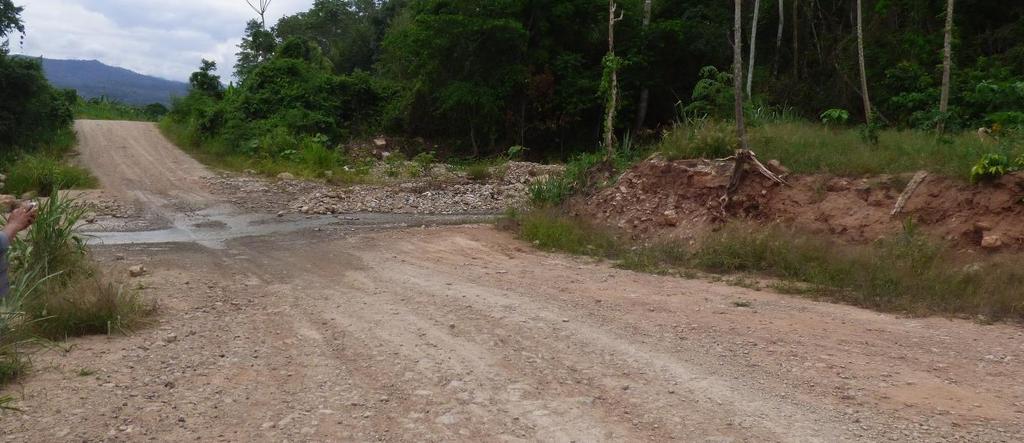 Foto 16. Cauce actual de la quebrada Maritori (Quitaro). Quebrada 1 (S/N) Se encuentra entre las coordenadas 580390 E, 8766592 N.