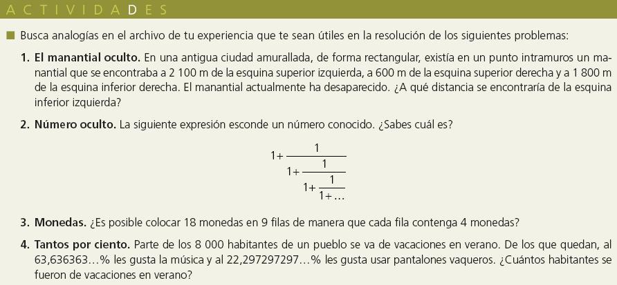 PÁGINA 145 SOLUCIONES 1 Queda: Denotando con x, y, z, t los lados de los distintos triángulos rectángulos que se formen y con a la distancia que queremos hallar, al aplicar el teorema de