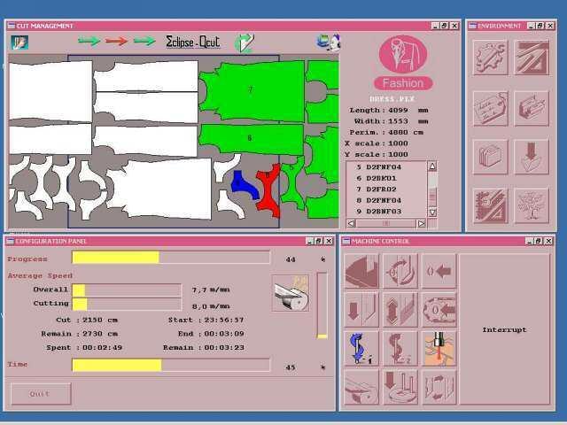 Software y opciones de software VectorPilot Fashion Permite un control visual y un seguimiento en tiempo real de los procesos de corte, con funciones prácticas de informes sobre los resultados