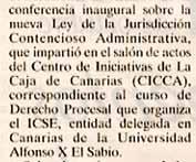 Director de ICSE. ͳͳd. Lorenzo Olarte. Presidente del Gobierno de Canarias. ͳͳd. Javier Delgado.