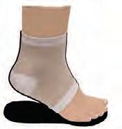 Protege los maléolos del tobillo de fricciones, durezas y inflamaciones especialmente cuando se usan botas de deporte.