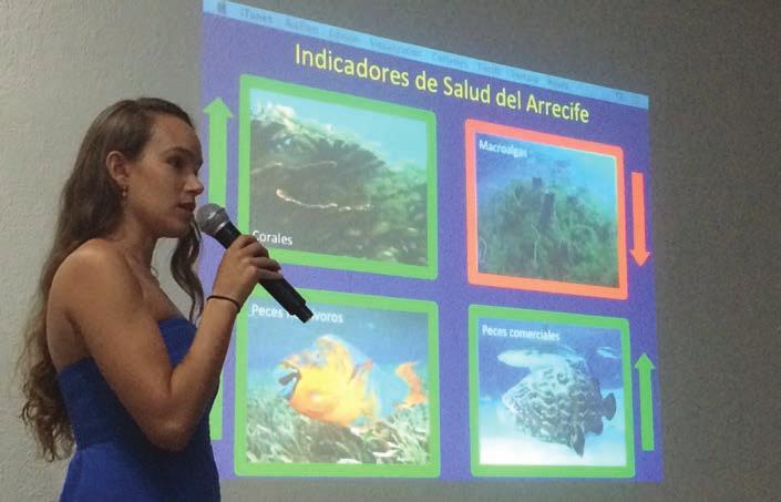 Monitoreando la Salud del Arrecife Mesoamericano El pasado 12 de Mayo de 2015, la Iniciativa Arrecifes Saludables para Gente Saludable (HRI, por sus siglas en inglés) lanzó el Reporte del Estado de