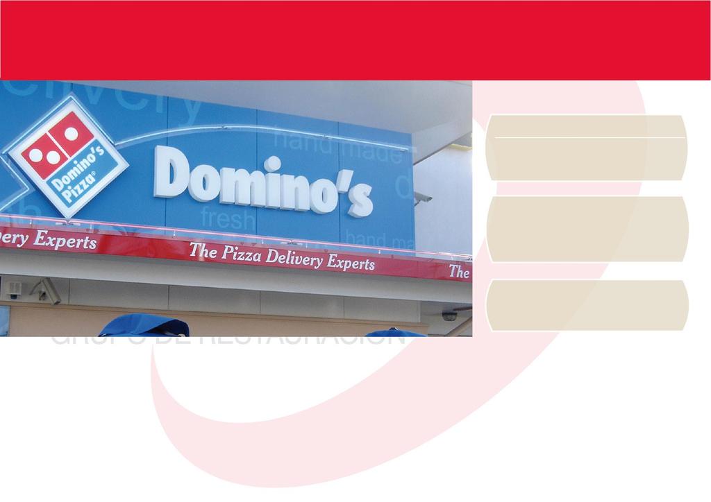 Características de cada marca MARCA Domino s Pizza Master-franquiciados para España CONCEPTO Pizza