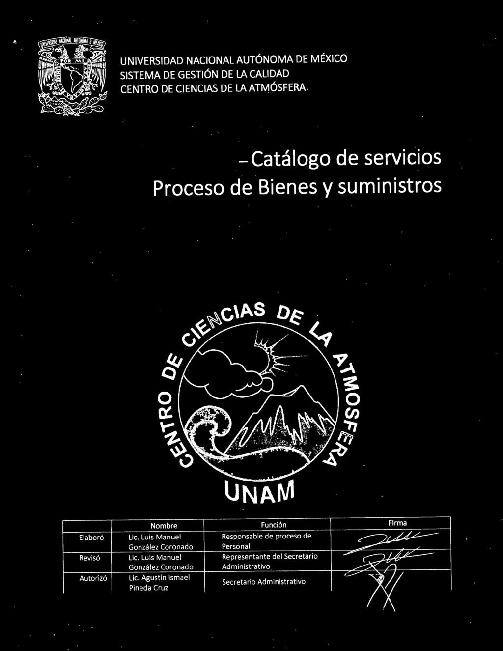Luis Manuel Responsable de proceso de González Coronado Personal Lic.