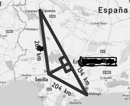 Evaluación de Educación Secundaria Obligatoria 12 4MAP2652 El tren tarda 7 horas para llegar desde Cáceres a Málaga utilizando la ruta: Cáceres Sevilla Málaga Rosa ha oído que van a construir una