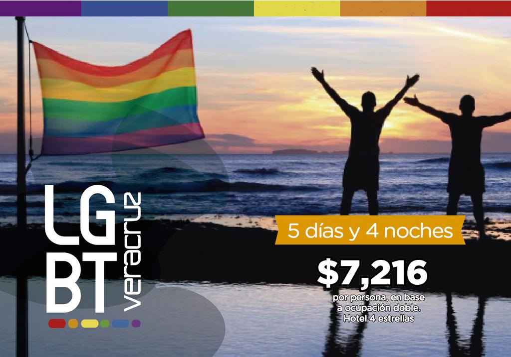 LGBT 5 DÍAS Y 4 NOCHES Salidas diarias confirmadas desde 2 pax. PAGINA DE INTERNET: http://www.yoamoveracruz.com/tours/lgbt FOTOS DE LOS TOURS: http://bit.