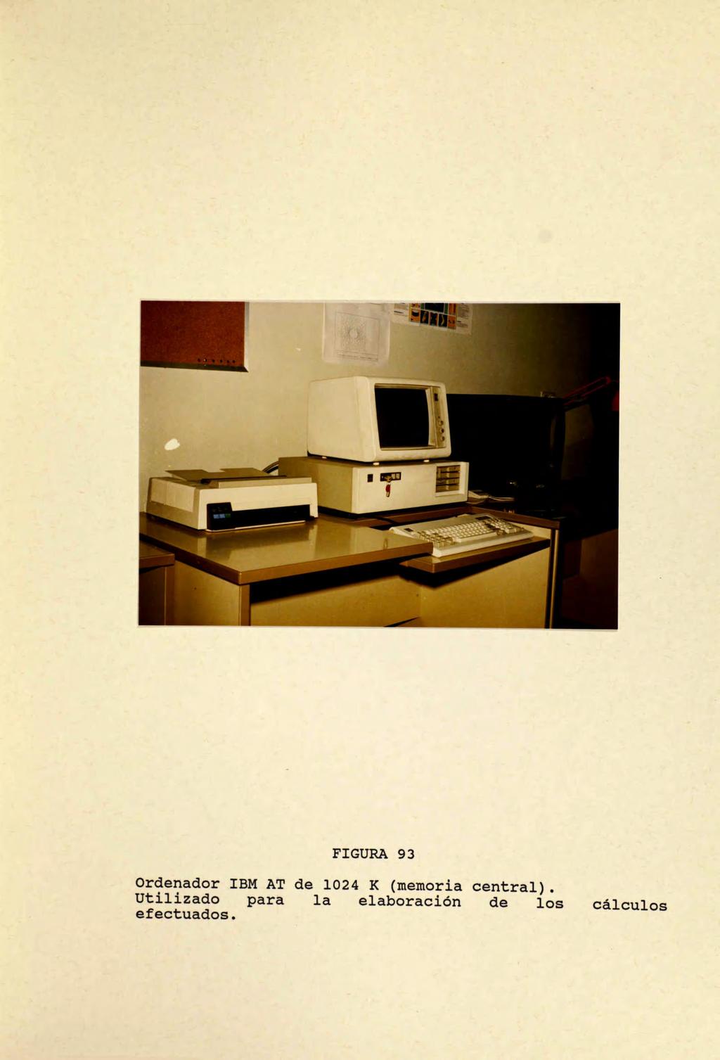 FIGURA 93 Ordenador IBM AT de 1024 K (memoria central).